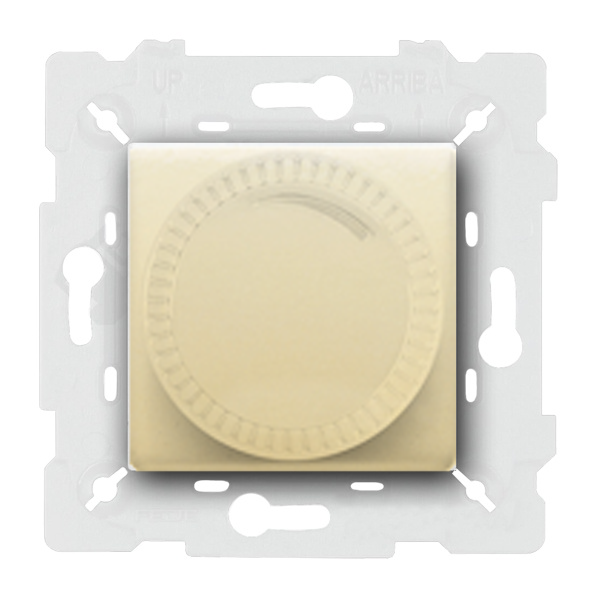  Светорегулятор поворотный 500 Вт Fede Vintage Porcelain Бежевый (в сборе)